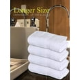 thumbnail image 3 of Gold Textiles 12 Pack White Hand Towels 16x30 Inch 100% Cotton Hotel Quality Gym & Spa Quick Drying, 3 of 7