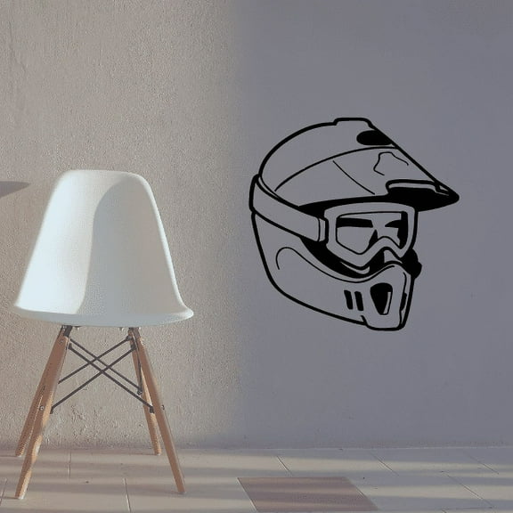 Dirt Bike Helmet Decal - 36 Inches