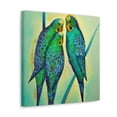 thumbnail image 5 of "Parakeets in Parfait". - Canvas, 5 of 25