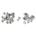 thumbnail image 1 of Lot de 20 rivets à tête plate filetés en laiton pour réparation de cuir (6,5 mm), 1 of 4