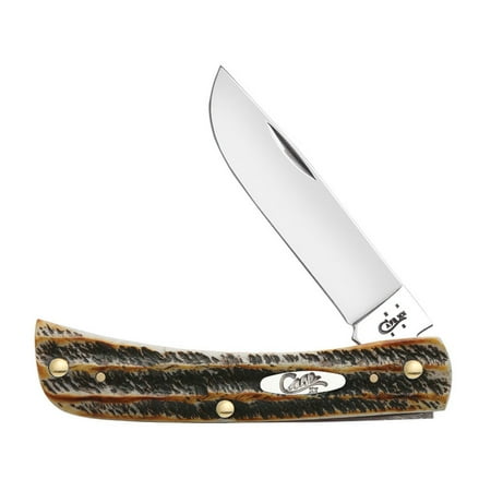 Case XX Knives 6.5 Bone Stag Sodbuster Jr. Stainless Pocket Knife