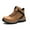 Brown, variant on OwnShoe Steel Toe Work Boots for Men Women Leather Safety Shoes Non-Slip Motorcycle Boots Industrial Sneakers