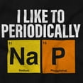 thumbnail image 2 of I Like to Nap Periodically Sleep Joke Womens Slim Fit Graphic Tee Brisco Brands S, 2 of 5
