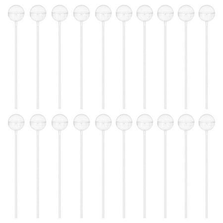 

Zehuanyu 50pcs Plastic Clear Chocolate Holder Clear Chocolate Round Holder for Party