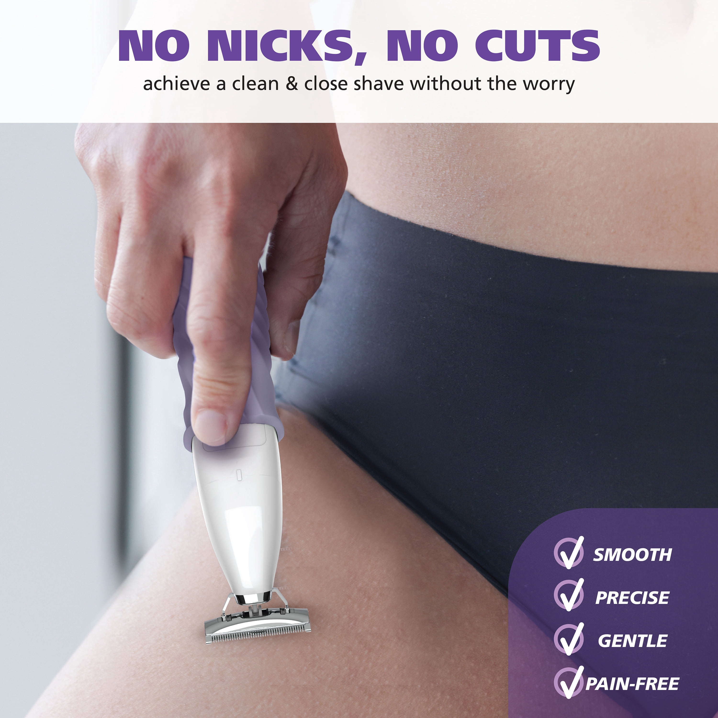 Wahl Be Radiant Cordless Rechargeable Bikini Trimmer for Women with Everlast Blades 3027039
