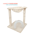 thumbnail image 1 of Rascador con Hamaca Torre Pequeña para Gato Postes Sisal, 1 of 7