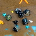 thumbnail image 3 of Cusdie 7-Die Diagonals DND Dice with Glitter D&D Dice Set Resin Polyhedral Dice for Role Playing Game Board Games Warhammer MTG, 3 of 5
