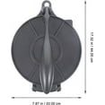 thumbnail image 4 of Tortilla Press, Tortilla and Roti Maker, 12 Inch Dough Press Quesadilla Maker Pizza Press Roti Press Masa Roti Maker Chapati Maker for Flour Tortilla Grey, 4 of 5