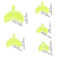 thumbnail image 2 of 75pcs Treble Hook Safety Caps Thick ABS Fishing Hook Protectors Mini Covers for Prevent Scratches and Tangles, 2 of 4