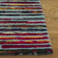 thumbnail image 3 of Safavieh Nantucket Selma Abstract Area Rug, Teal/Red, 4' x 4' Square, 3 of 10