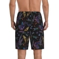 thumbnail image 4 of Lsque Lavender Flowers Mens Sleep Pajama Shorts,Short Pajama Pants, Cotton Ultra-Soft Knit-3X-Large, 4 of 9