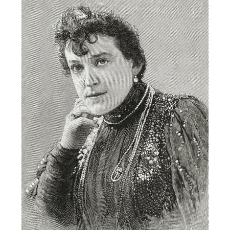 - Alma Stuart Stanley 1853 - 1931 English Actress And Singer From The Strand Magazine Published 1897 Canvas Art - Ken Welsh Design Pics (14 x 17)