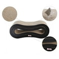 thumbnail image 6 of THE LICKER STORE Suvi 26" Modern Cardboard Infinity 2-in-1 Lounge Bed Cat Scratcher with Catnip, Ink, CSR1014A, 6 of 7