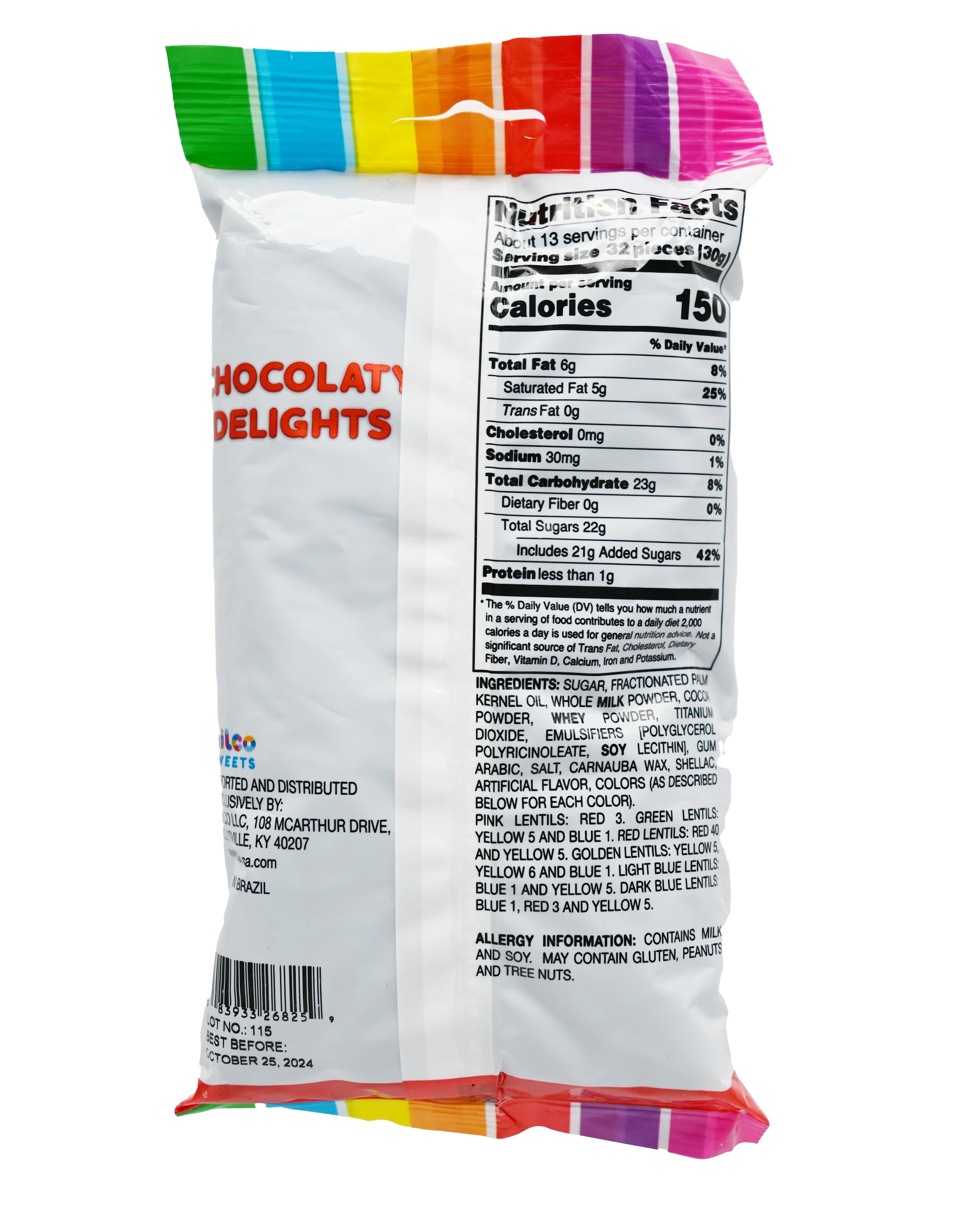 Hilco Dark Blue Chocolate Delights, 14 oz Peg Bag