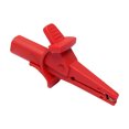 thumbnail image 1 of Clip de prueba de la batería aislada de cocodrilo con aislamiento 4 mm plátano enchufe multímetro pluma cable sondas de prueba de cocodrilo clip (rojo), 1 of 4