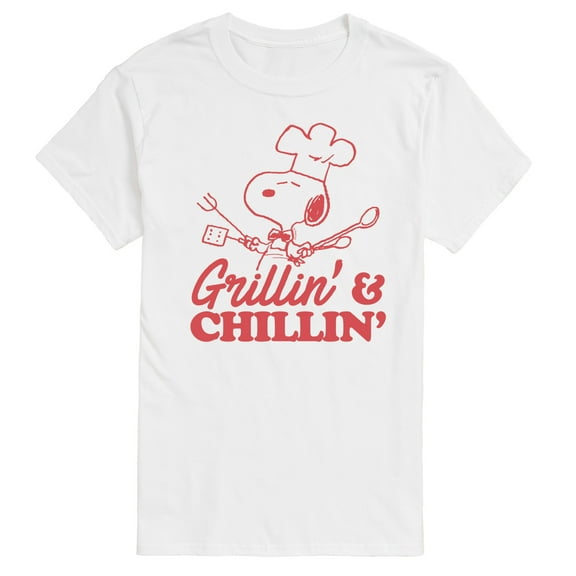 Peanuts - Grillin And Chillin - Men's Short Sleeve Graphic T-Shirt