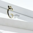 thumbnail image 4 of 4xFashion Ratón En Forma De Apertura Joyería Ajustable Novedad Hombres Y Mujeres Regalo Bronce 4 piezas, 4 of 7