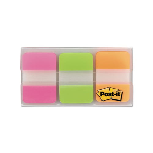 1 Tabs 1/5-Cut Tabs, Assorted Brights, 1" Wide, 66/Pack