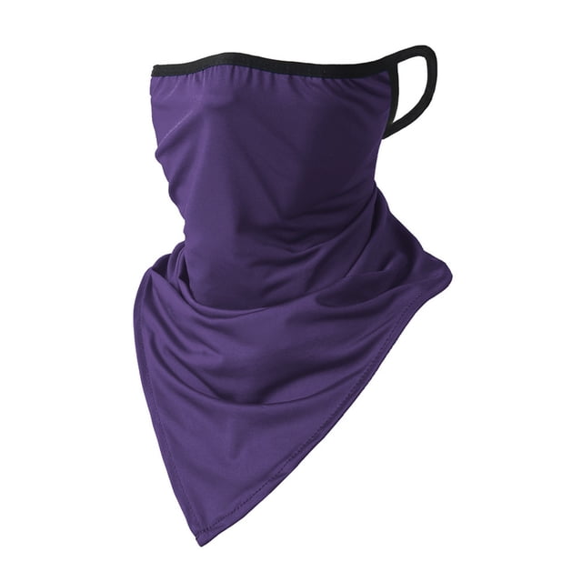 Icesilk Triangle Scarf For Summer Outdoor Cycling Triangular Scarf With Breathable Face And Unisex For Men And Women.