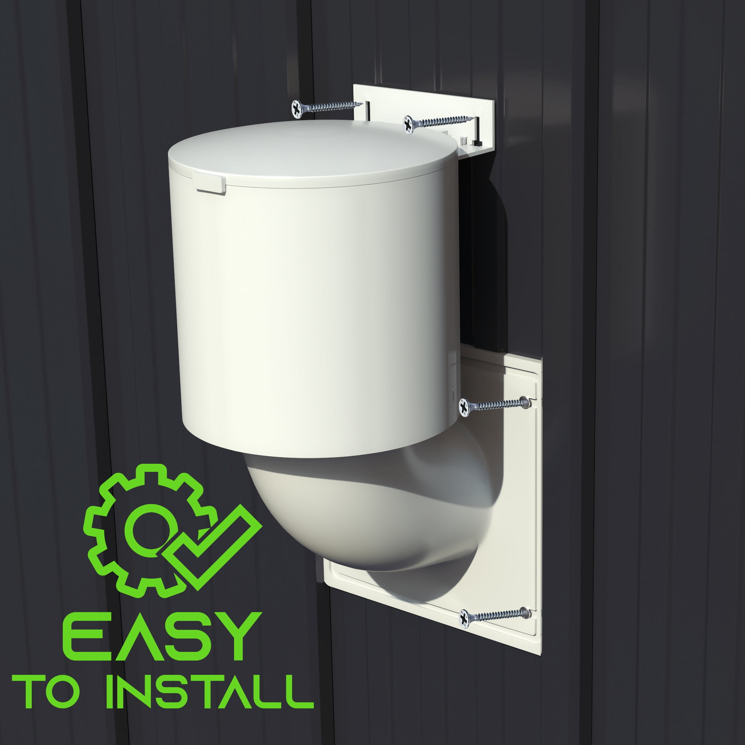 Dryer Vent Cover 4-Inch UV-Resistant - Energy Saving Outdoor Seal for Home Exteriors