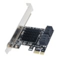 thumbnail image 5 of PCIE to SATA Card PCI-E Adapter PCI Express to SATA3.0 Expansion Card 4Port SATA III 6G for SSD HDD IPFS Mining, 5 of 5