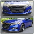 thumbnail image 3 of Spec-D Tuning Matte Black Front Bumper Lip Spoiler Splitter 3PC Compatible with 2018-2020 Honda Accord, 3 of 7