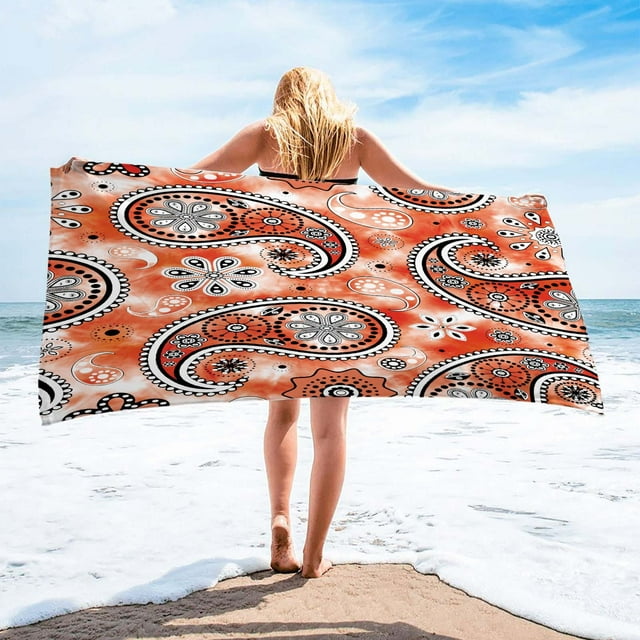 Limited Time Violete Microfiber Beach Towel Super Lightweight Colorful Bath Towel Sandproof Beach Blanket Multi-Purpose Towel For Travel Swimming Pool 30x60 Inch