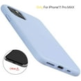 thumbnail image 2 of Liquid Silicone Case Compatible with iPhone 11 Pro Max 6.5 inch(2019), Gel Rubber Full Body Protection Shockproof Cover Case Drop Protection Case, 2 of 6