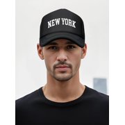 New York - NYC - Throwback Design Baseball Cap