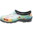 thumbnail image 3 of Sloggers Women's Rain & Garden Shoes - Turquoise Pansy, Style 5114TP, 3 of 7