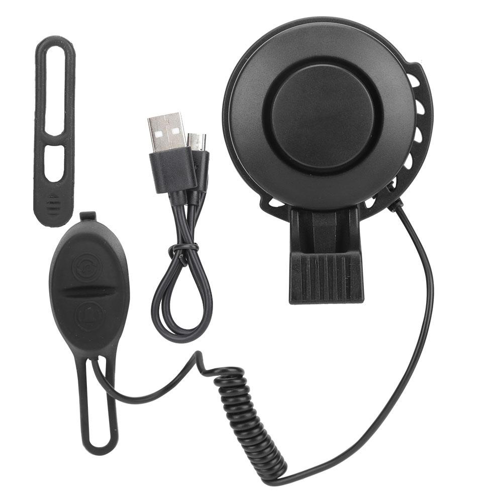 Domqga Bike Horn, Bicycle Horn,Waterproof Adjustable Bike Charging Horn Bell Cycling Accessory 4
