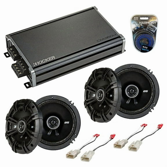 Fits Scion tC 2005-2010 Factory Speaker Replacement Kicker (2) DSC65 & CXA360.4