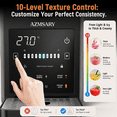 thumbnail image 4 of Slushie Machine, Ice Cream Maker, Slushy Machine for Home, No Ice Needed with Rapid Chill & Temperature Control, Self- Cleaning, Perfect for Frozen Margaritas, Frappes, 4 of 12