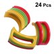 thumbnail image 3 of 24 piezas/2 juegos de soportes para tacos, soporte para tacos con forma curva, fácil de llenar, soporte para tacos, soporte para tacos, suministros de exhibición de comida mexicana para rest, 3 of 4