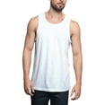 thumbnail image 3 of G-Style USA Men's Straight Hem Long Length Tank Top TT60 - White - 3X-Large, 3 of 7