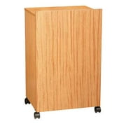 AMPLIVOX SOUND SYSTEMS S260-OK Lectern, Floor, Medium Oak, 33 In.H