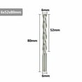 thumbnail image 1 of Flat End Mill 6Mm Shank 2 Flute Spiral Milling Cutter Cnc Router Bit Wood Engrav, 1 of 9