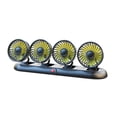 thumbnail image 2 of Ventilador de aire de enfriamiento de automóvil con 360  degree Rotable Rotable Plegable Plegado Panel de control FA FA Amarillo 12V, 2 of 9