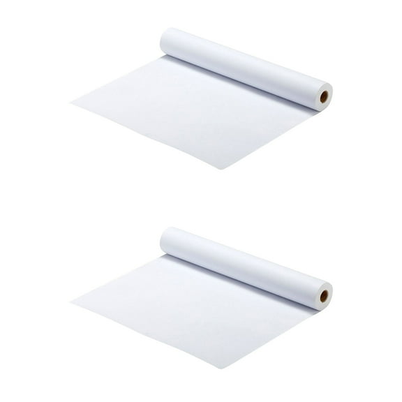 4 Pcs White Blank Sketch Paper Roll for Watercolor Drawing and Painting, Kids Art Supplies, Child-Friendly Wrapping Paper
