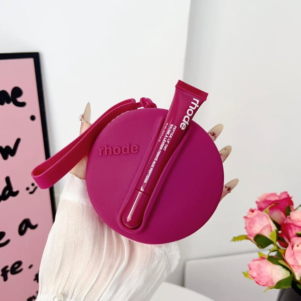 Rhode Hailey Style Silicone Lipstick Carrying Pouch Creative