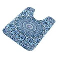 2PCs Bathroom Rugs Set Plush Toilet Base Mat 16" × 24" Bath Mat and 20