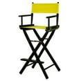 thumbnail image 1 of Casual Home 30" Director's Chair Black Frame-with Yellow Canvas, Bar Height, 1 of 2