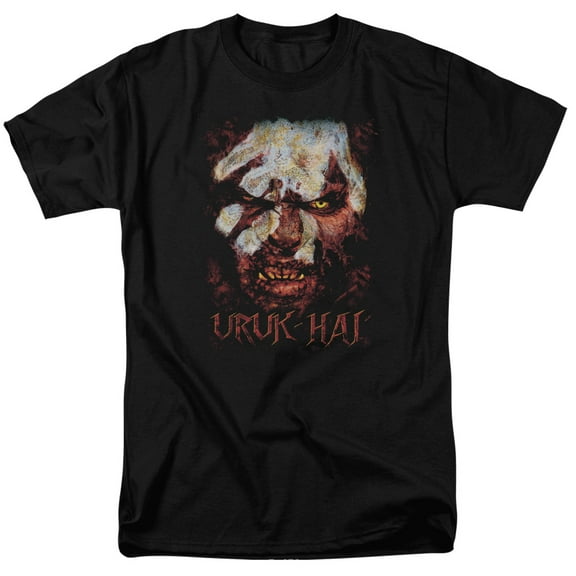Lor Uruk Hai Mens Short Sleeve Shirt (Black, )