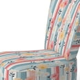 thumbnail image 4 of Designart "Elegant Striped And Flowers Pattern" Upholstered Modern & Contemporary Accent Chair and Striped Arm Chair - Multiple Color & Pattern, 4 of 7
