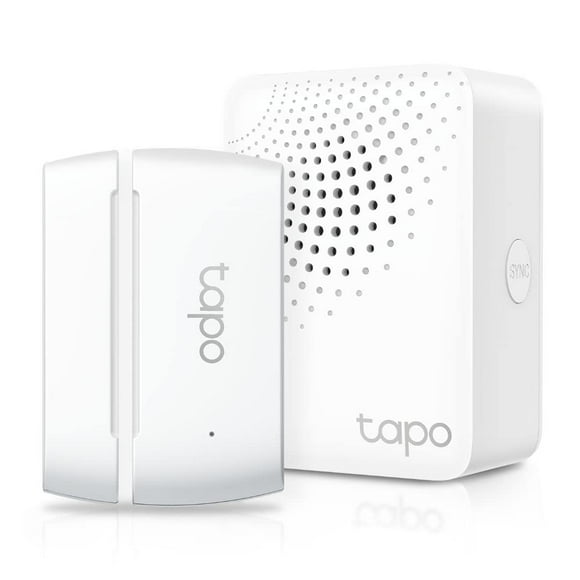 Kit de inicio con sensor de contacto TP-Link Tapo T110 + Hub H100