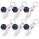 thumbnail image 1 of unbranded 6Ud Llaveros Bowling Pin Azul Ideal Para Souvenirs Y Colgantes De Bolsos, 1 of 6