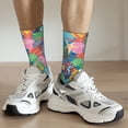 thumbnail image 6 of KLL Starfish And Algae Print Cool Socks Men's Women's Crew Socks Funny Crazy Novelty Stockings, 6 of 6
