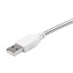 thumbnail image 2 of 5V Flexible Gooseneck Mini USB 28 LED Portable Reading Light Computer Lamp With Switch Blue, 2 of 4