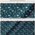 thumbnail image 2 of Soimoi Blue Cotton Cambric Fabric Moon & Stars Galaxy Print Fabric by Yard 42 Inch Wide, 2 of 7