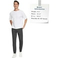 thumbnail image 5 of SEVEGO Men's 32"/34"/36"/38" Tall Inseam Lightweight Cotton Joggers Extra Long Sweatpants Athletic with Zipper Pockets, 5 of 6